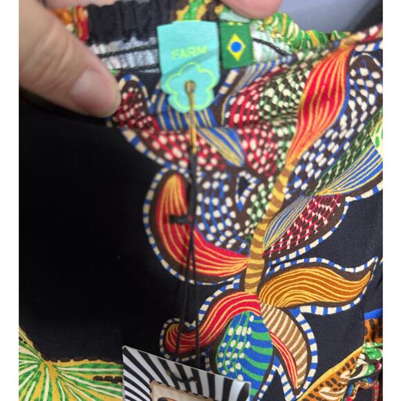 NWT FARM Rio Cool Foliage Maxi Dress Size GG RARE - Picture 5 of 7